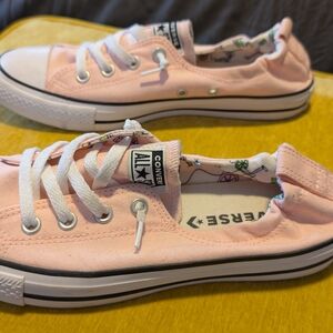 Converse Pink Lemonade Chck Taylor All-  Star Slip- In Canvas Sneakers